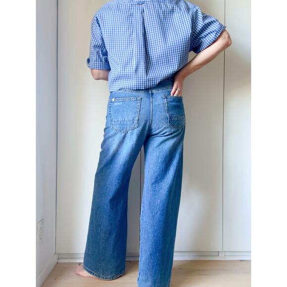 PACSUN Extreme Baggy Jeans 30 x 30 Unisex Style Pockets medium Wash Denim - Picture 5 of 8